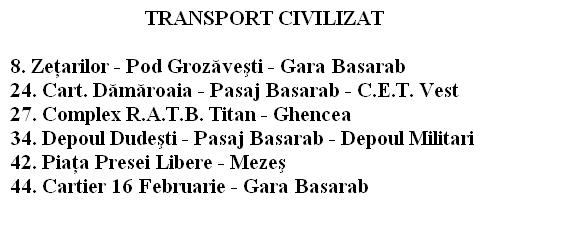 Transport civilizat